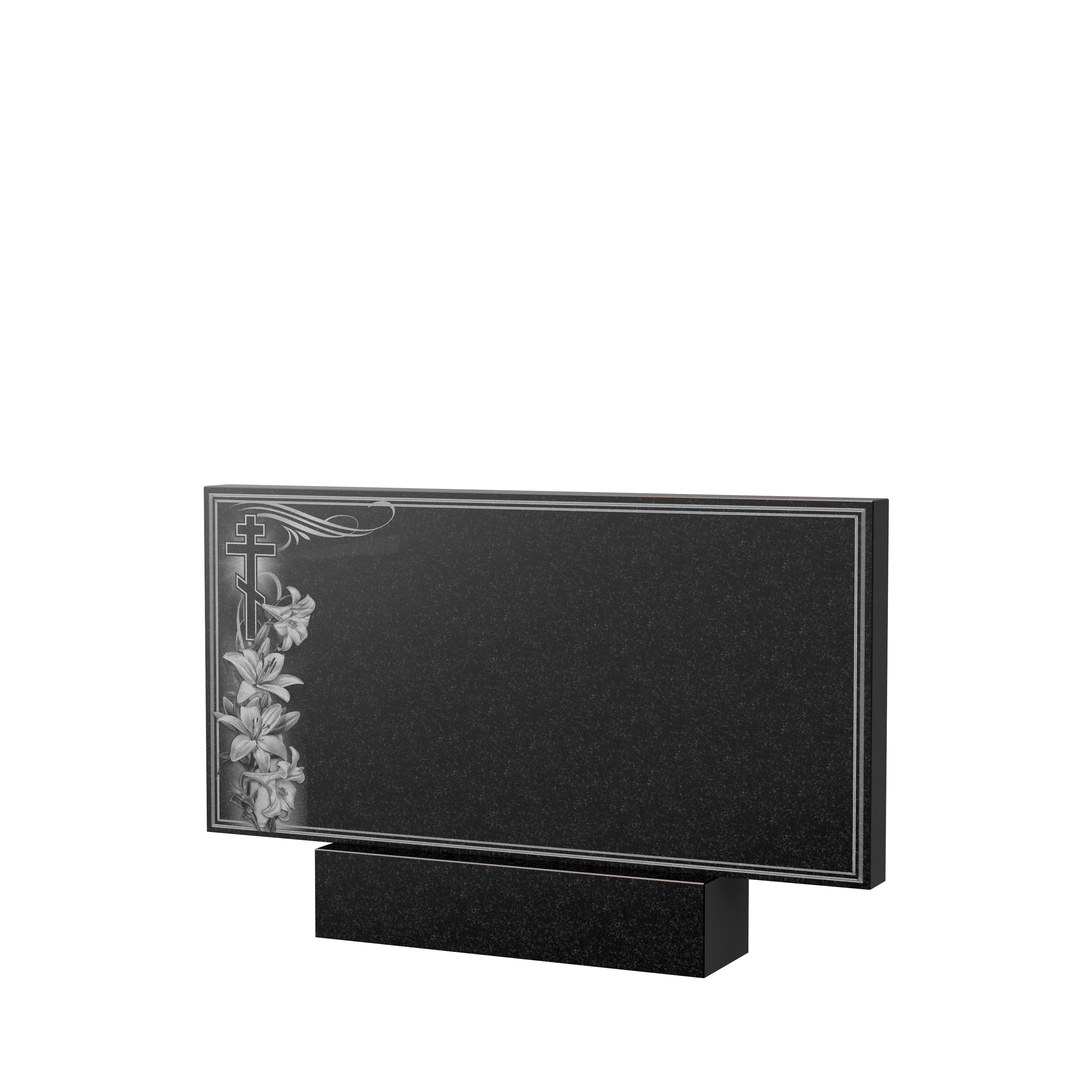 Художественное оформление памятника в Москве | Художественное оформление на гранитную стелу, рисунок ГХО-003