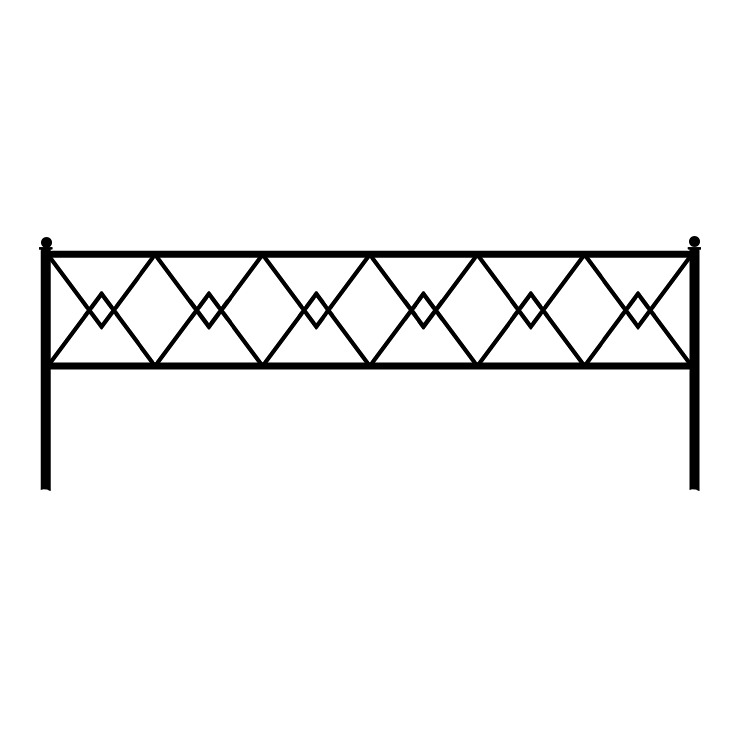 Кованые изделия в Москве | Кованая оградка ОГ.002