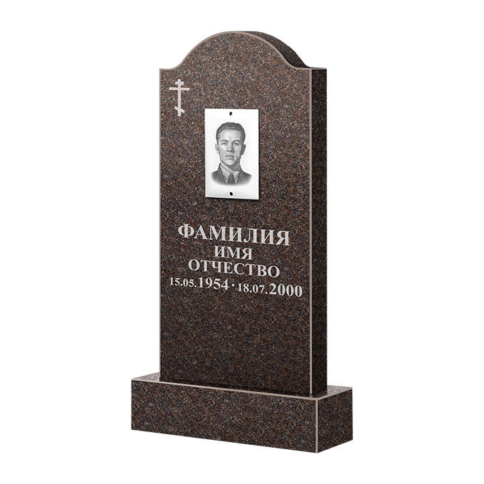 Памятники из цветного гранита в Москве | Памятник из гранита Карел Brown ФГЦ-012