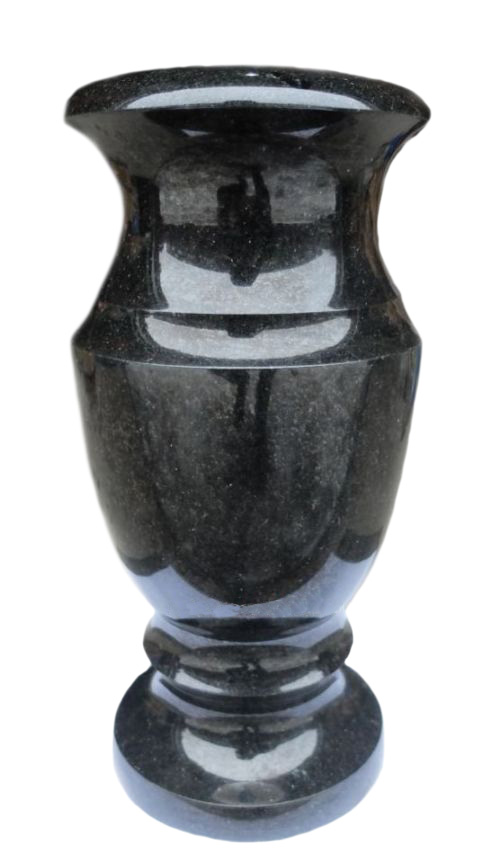 Вазы из камня в Москве | Ваза гранитная «Габбро 30»