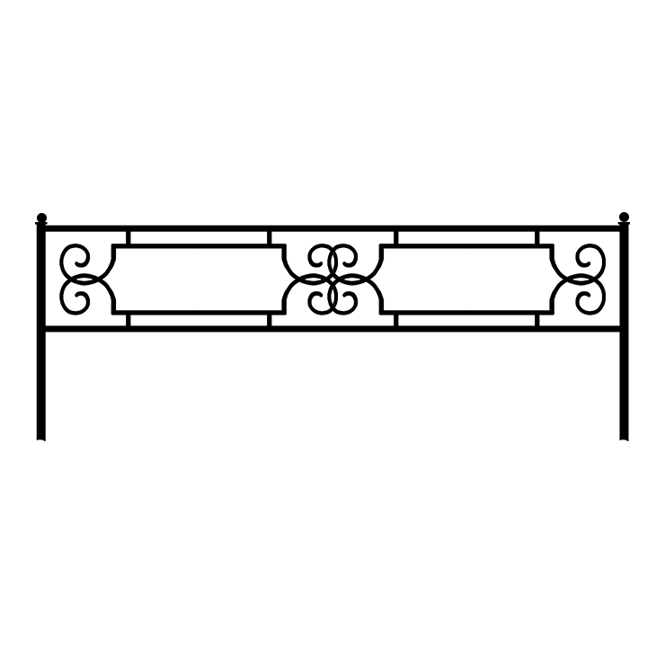 Кованые изделия в Москве | Кованая оградка ОГ.004