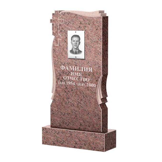 Гранитные памятники в Москве | Памятник из гранита Розалия Pink ФГЦ-185