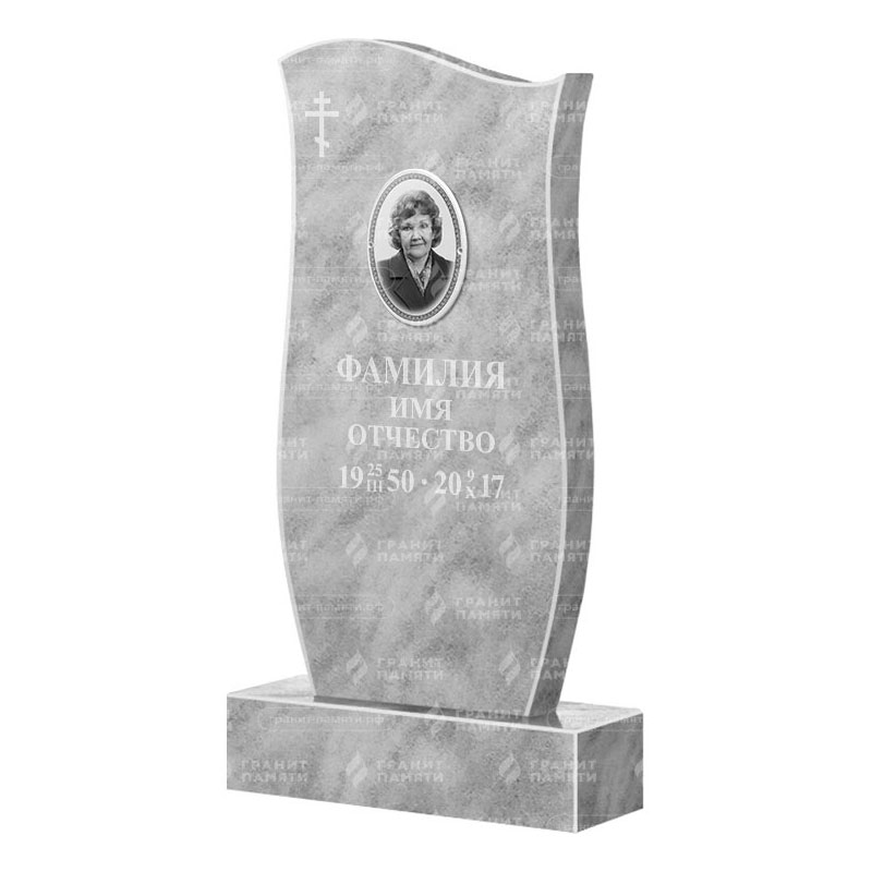 Бюджетные памятники в Москве | Мраморный памятник ФМ-033