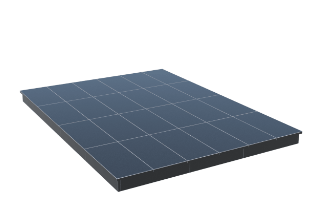 Площадки на могилу в Москве | Площадка с вертикальной (10 см) облицовкой гранитом Габбро