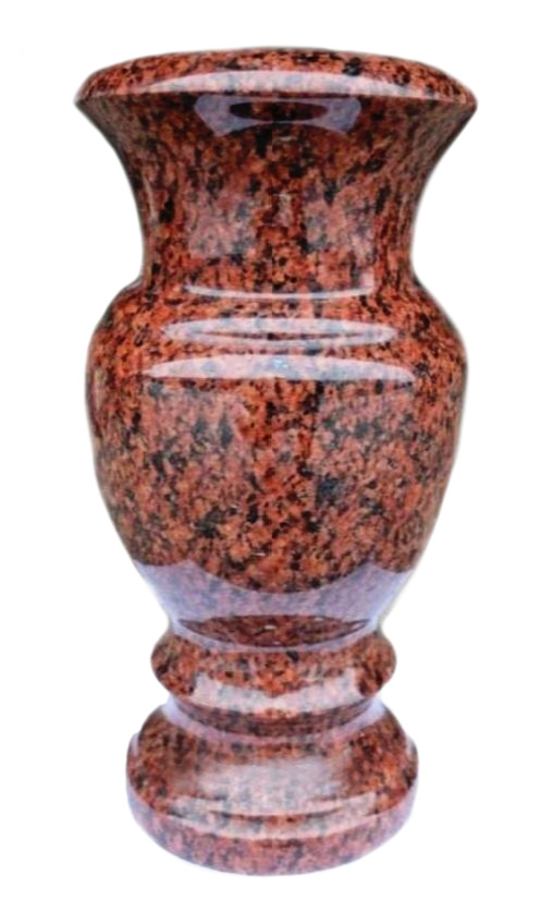 Вазы из камня в Москве | Ваза гранитная «Цветная»