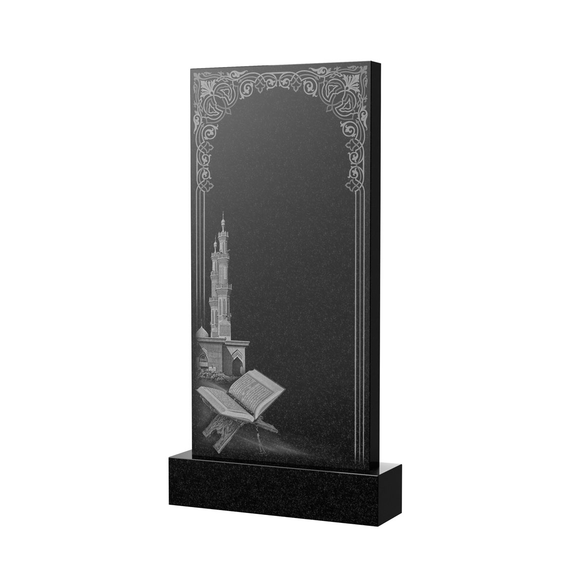 Художественное оформление памятника в Москве | Художественное оформление на гранитную стелу, рисунок ВХО-039