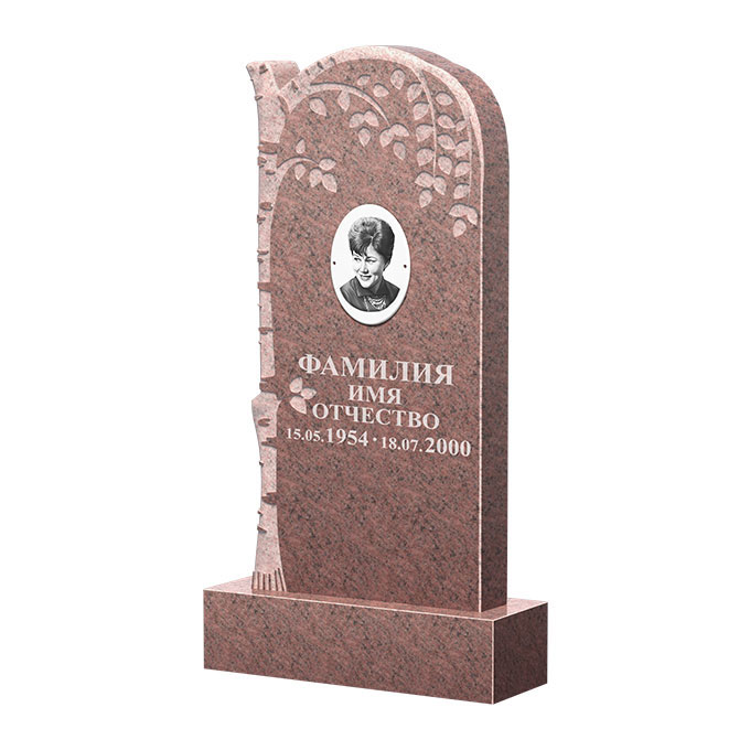 Гранитные памятники в Москве | Памятник из гранита Розалия Pink ФГЦ-091