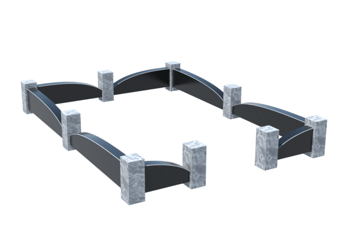 Цоколи на могилу в Москве | Цоколь на могилу №0041