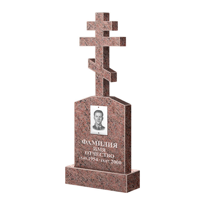 Гранитные памятники в Москве | Памятник из гранита Розалия Pink ФГЦ-099